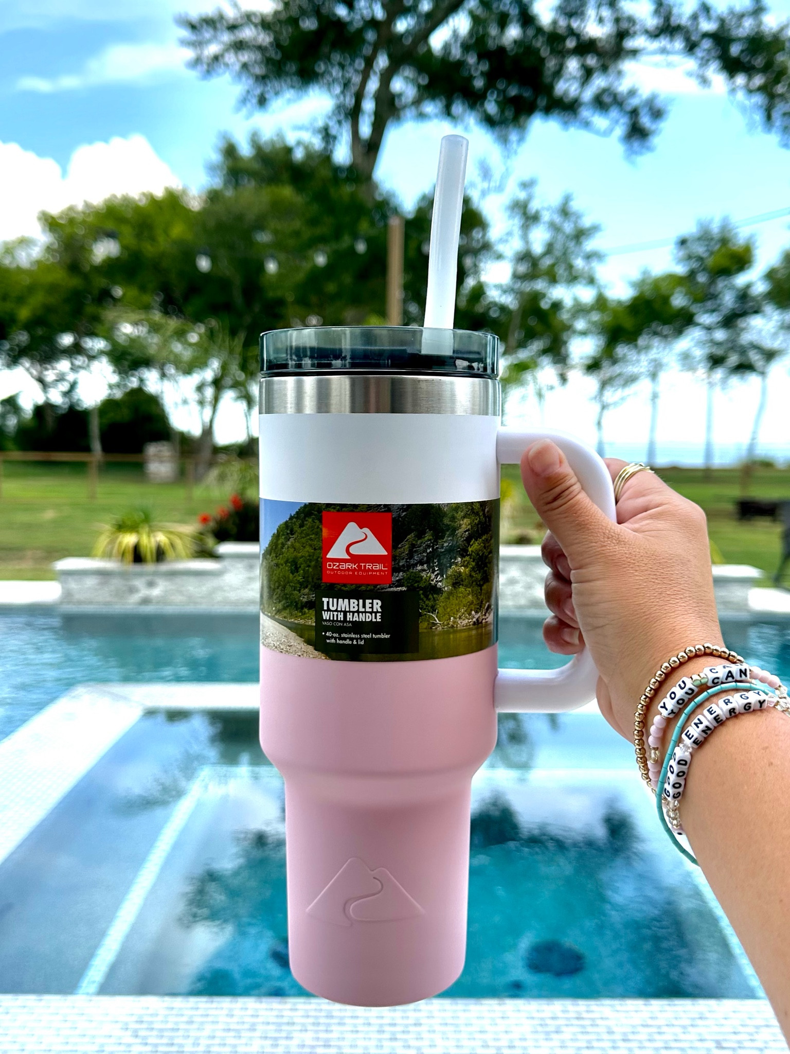 A 40 oz Ozark Trail Tumbler 