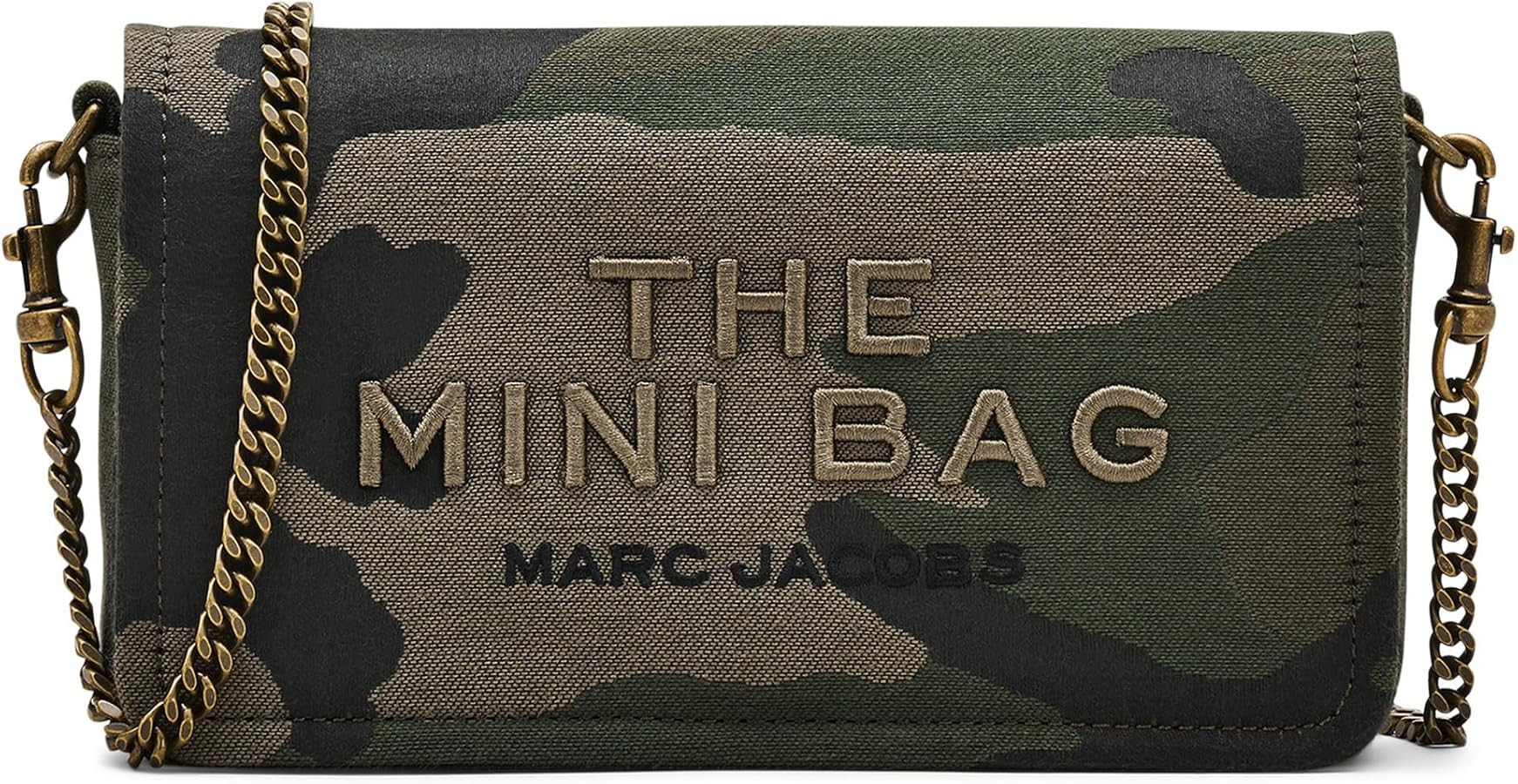 Marc Jacobs womens The Camo Jacquard Chain Mini Bag | Amazon (US)