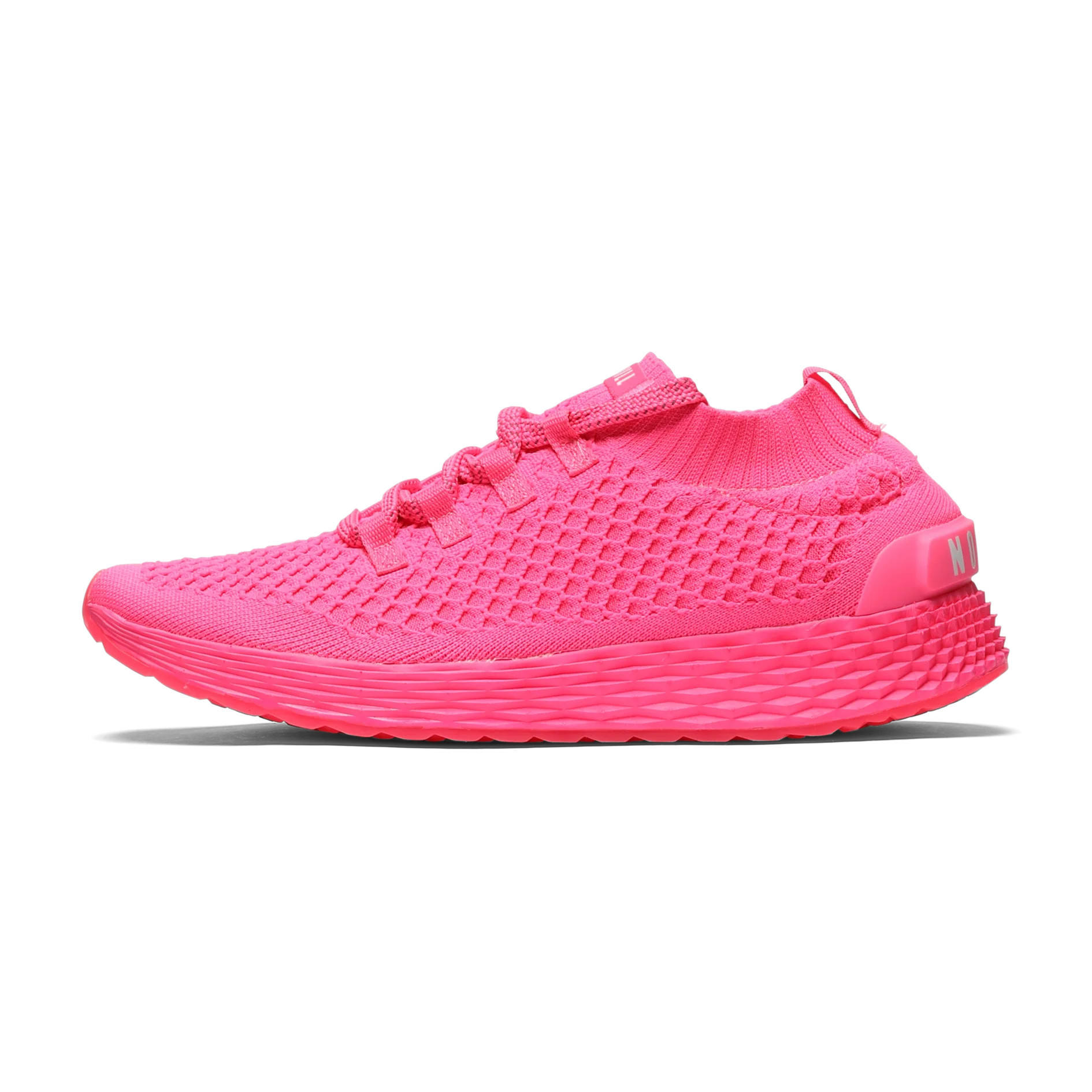 Women's Neon Pink Allday Knit Shoes | NOBULL | NOBULL