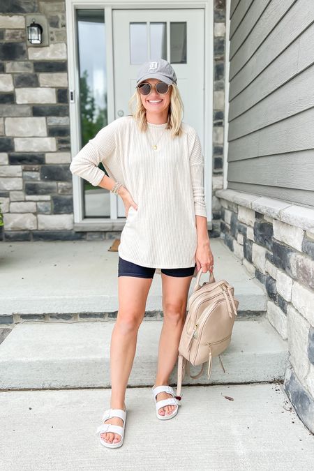 What I wore as a SAHM! 
Tunic- small
Shorts- small

#LTKstyletip #LTKSeasonal #LTKunder100