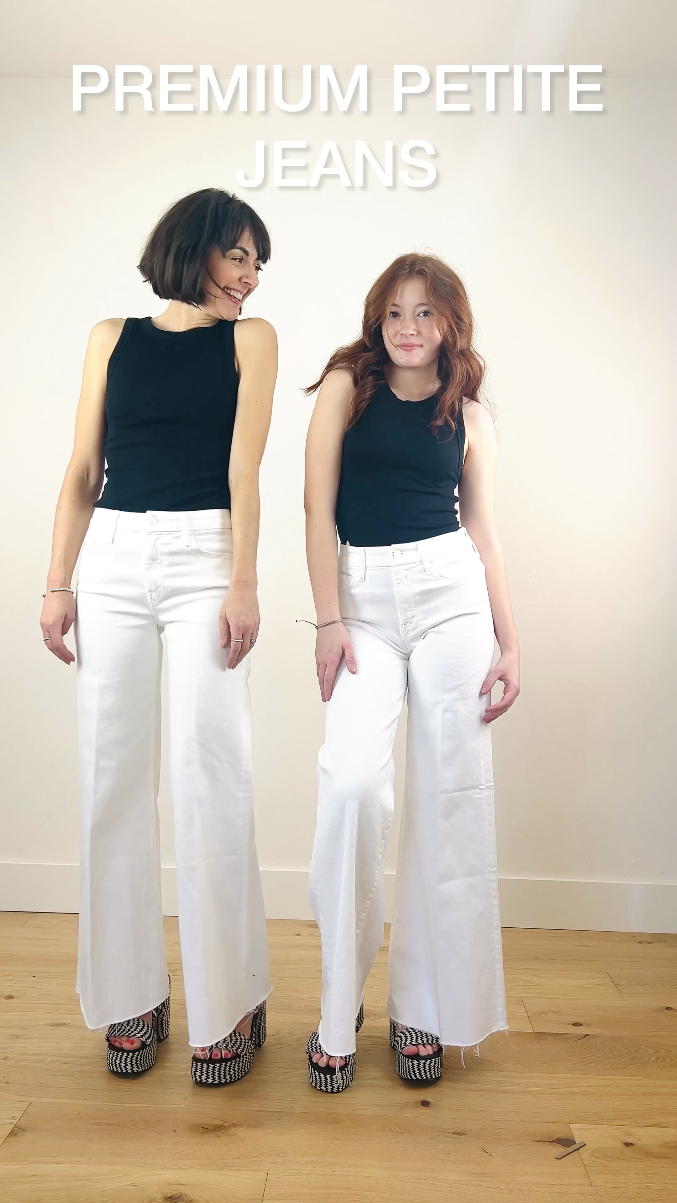 Finally name brand jeans that fit under 5’4”! I’m 5’4” and wearing a “regular” in the same styles as my niece who is 5’ and wearing the petite version of the same styles. Notice the difference in the knee placement and rise that makes these petite jeans so flattering. 

The styles we are wearing are nearly sold out everywhere. Get the best selection here, and visit closetchoreography.com for more! 

#LTKpetite


#LTKstyletip #LTKVideo