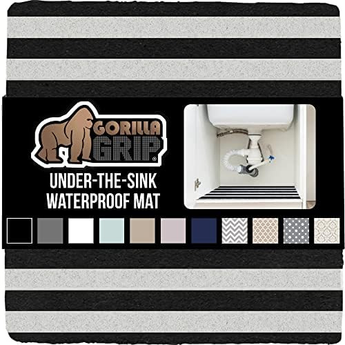 Gorilla Grip Reusable Waterproof Under Sink Mat Liner, 24x40, Slip Resistant, Non-Adhesive, Absorben | Amazon (US)