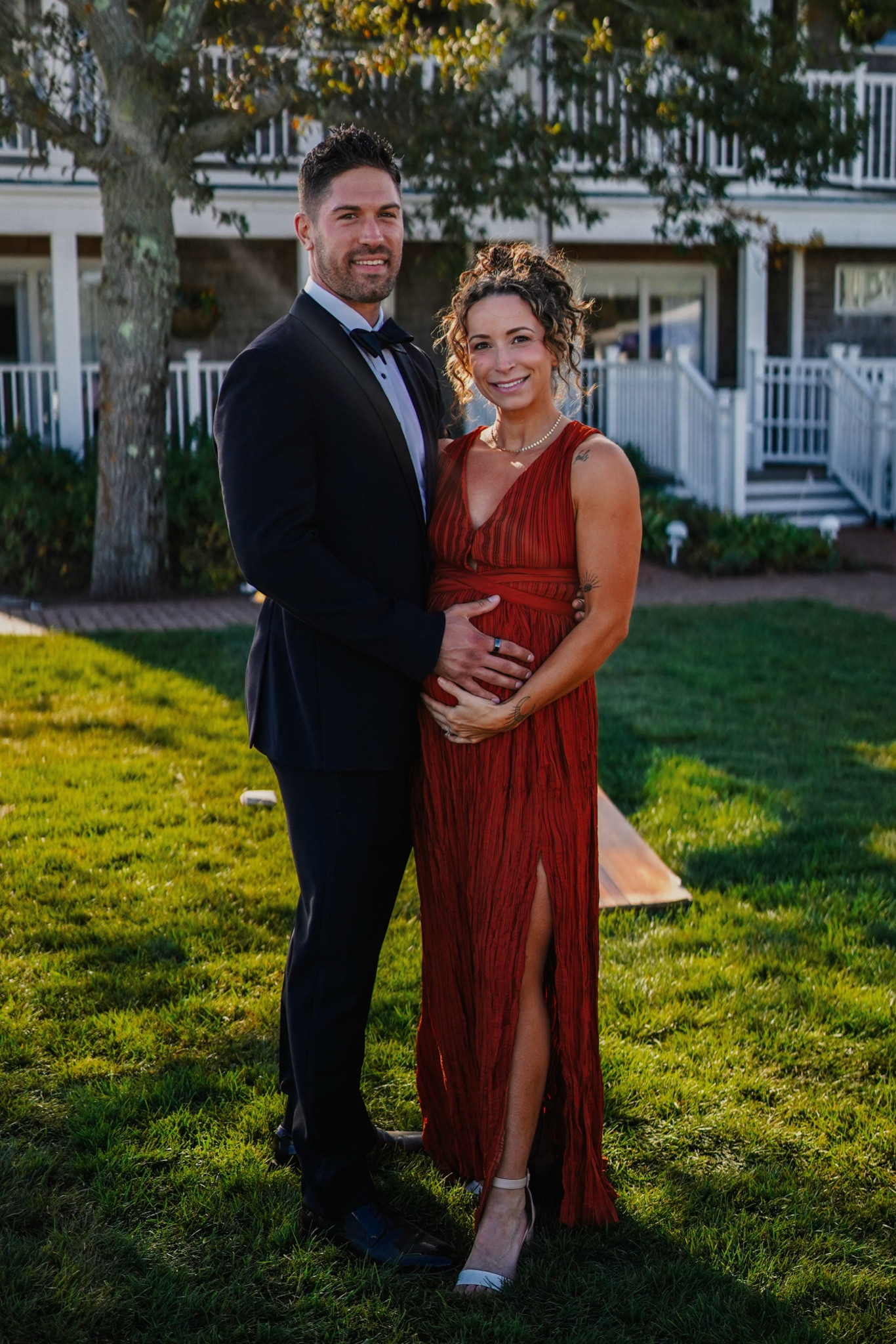 Bump friendly wedding guest dress

#LTKWedding