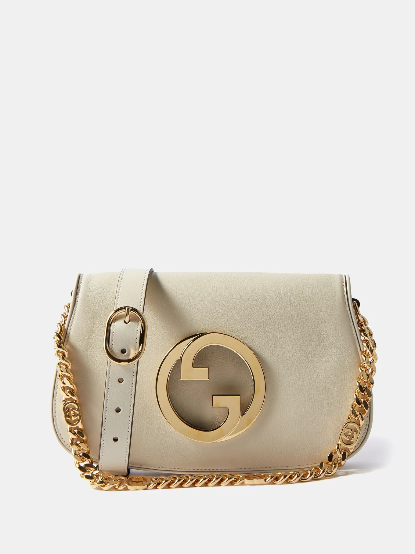 Blondie chain-strap leather cross-body bag | Gucci | Matches (US)