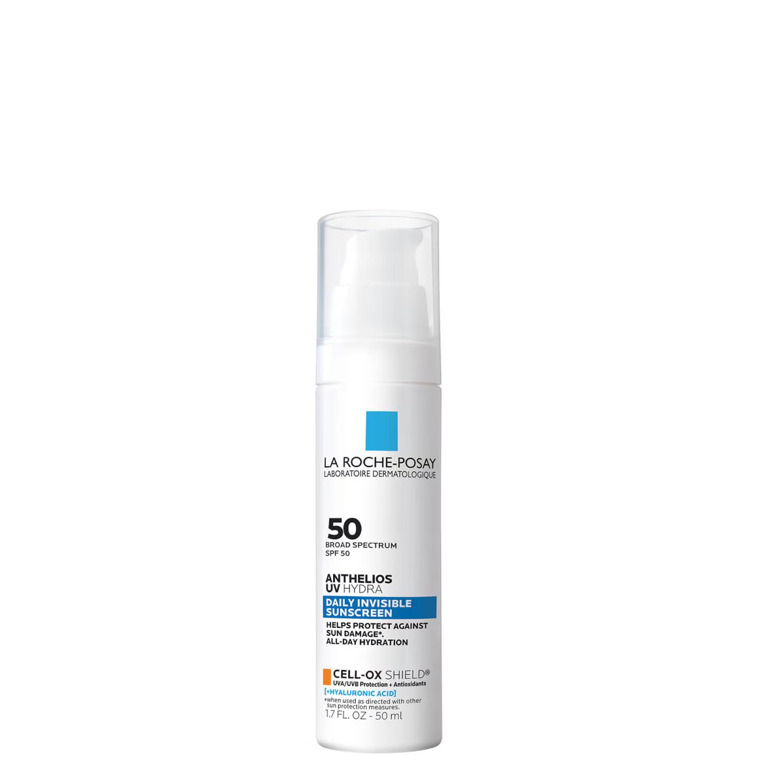 La Roche-Posay Anthelios UV Hydra Daily Invisible Sunscreen SPF 50 50ml | Dermstore (US)