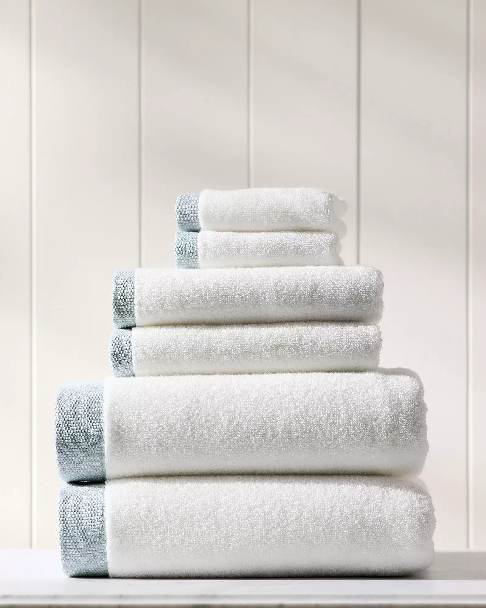 Sonoma Banded Bath Towel Collection | Serena and Lily