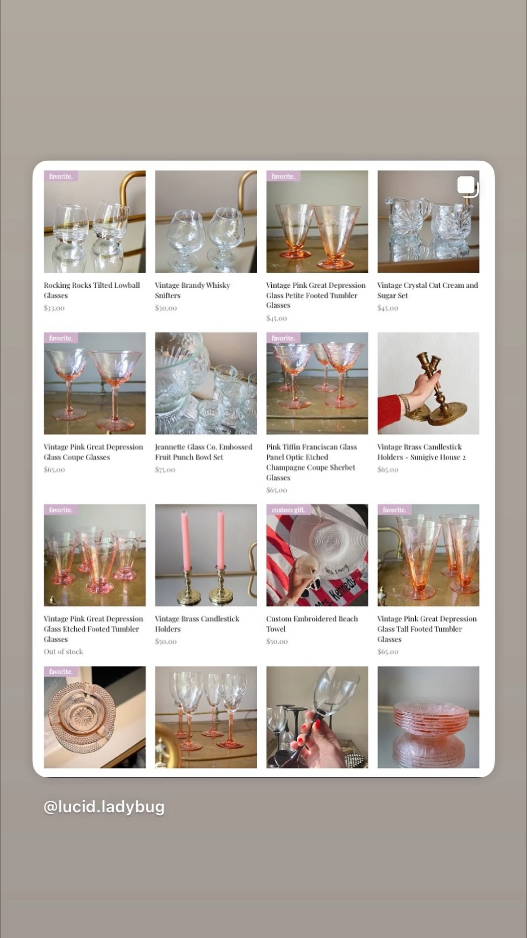 Vintage treasures at lucidladybug.com ✨ #christmas #wishlist 

#LTKGiftGuide #LTKHome #LTKHoliday