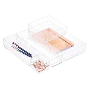 Acrylic Office Drawer Organizers | The Container Store