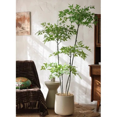 9.65" Green Plastic Faux Plants and Trees | Wayfair North America