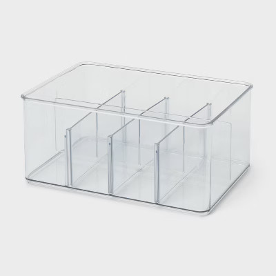 9"x6"x4" Bin Organizer Clear - Brightroom™ | Target
