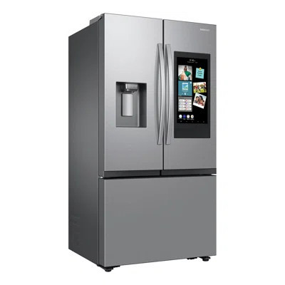 Samsung 25 cu. ft. Mega Capacity Counter Depth 3-Door French Door Refrigerator with Family Hub | Wayfair North America