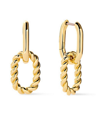 Gold Drop Earrings - Ash Double Mini | Macy's