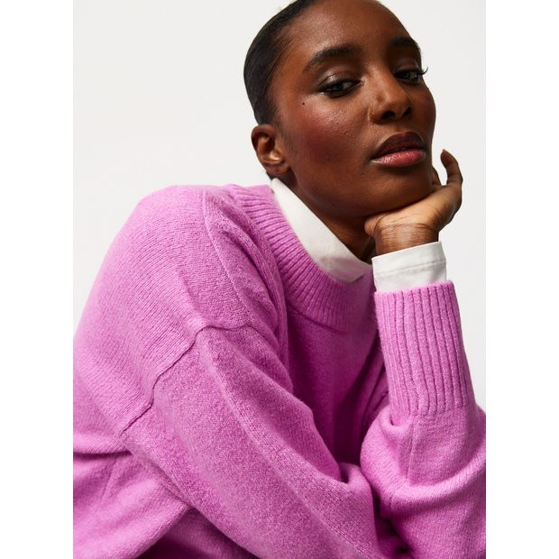 Pink Plinth Knitted Jumper 18 | Tu Clothing