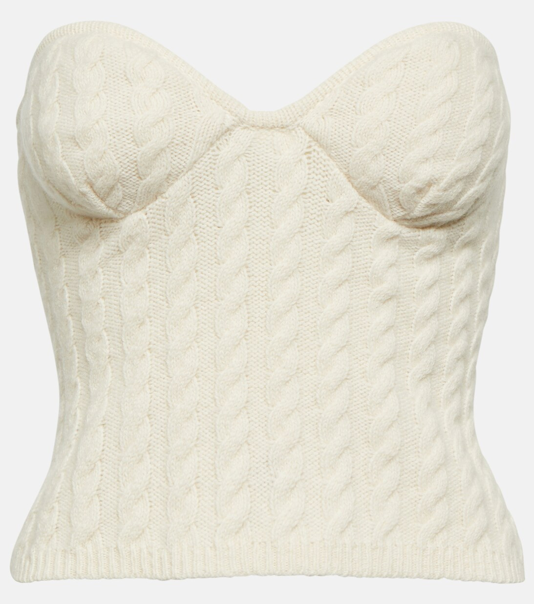 Cable-knit tube top | Mytheresa (US/CA)