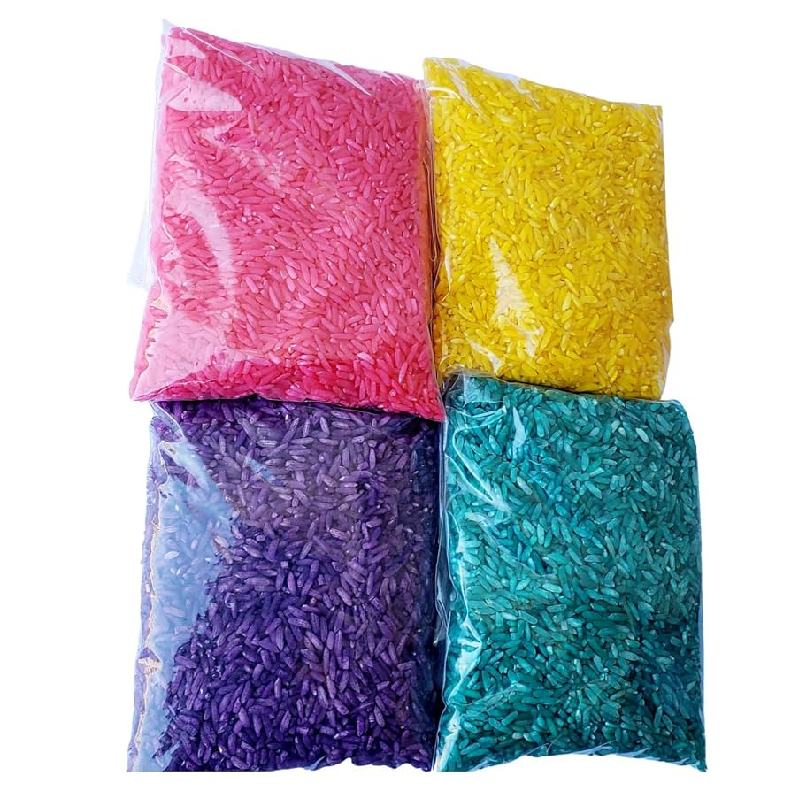 The Wood Etch | Colored Rice, Sensory Rice, Sensory Bin, Play Rice, Sensory Table Filler, Play Ri... | Amazon (US)