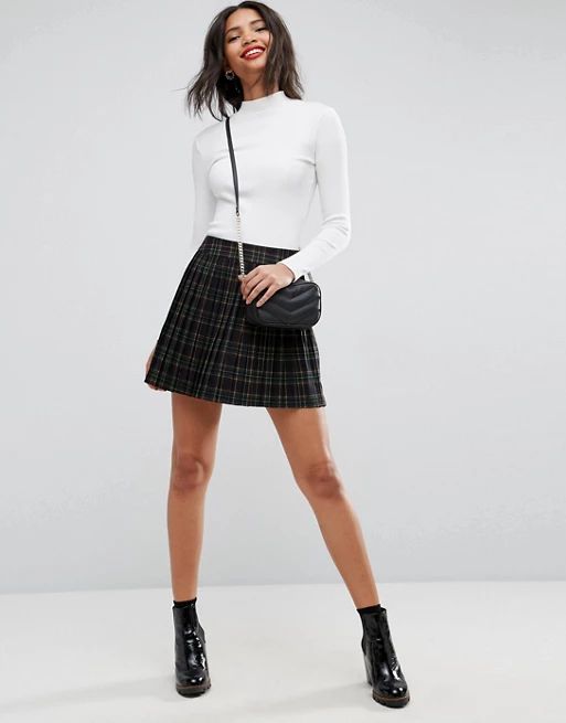 ASOS Tailored Kilted Mini Skirt In Plaid Out of stock :-(MORE FROM: | ASOS US