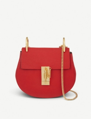 Drew mini leather cross-body bag | Selfridges