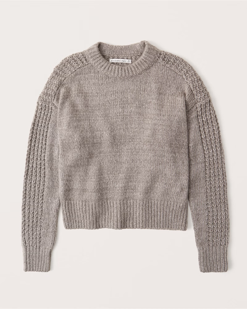 Waffle-Back Sweater | Abercrombie & Fitch (US)