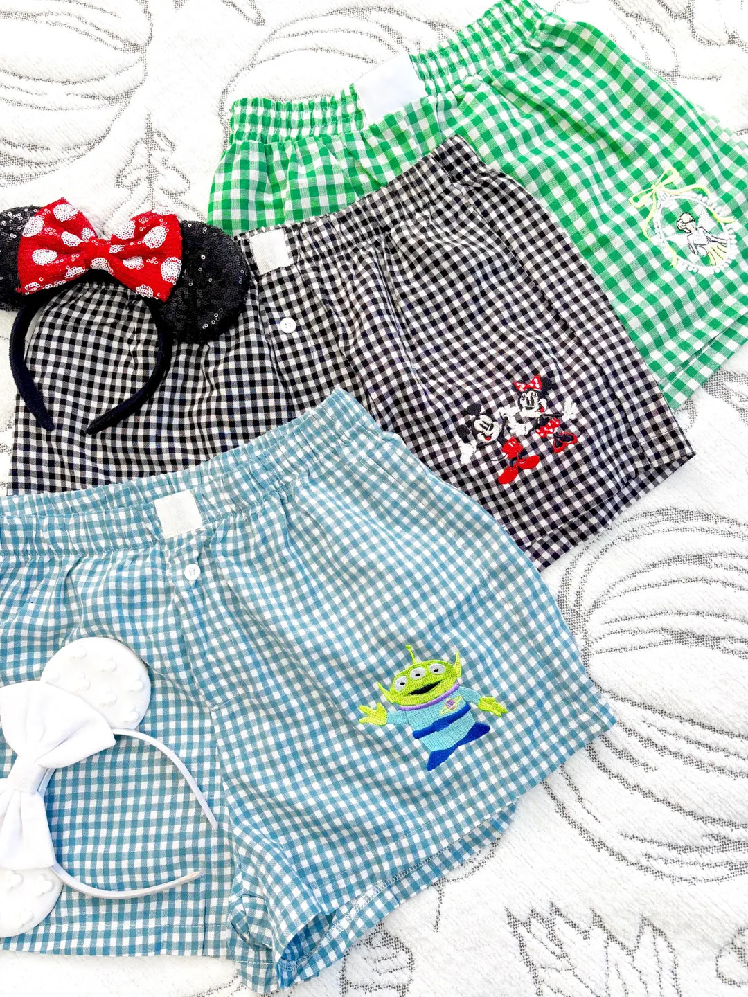 Disney Character Inspired Gingham Shorts | Etsy (US)
