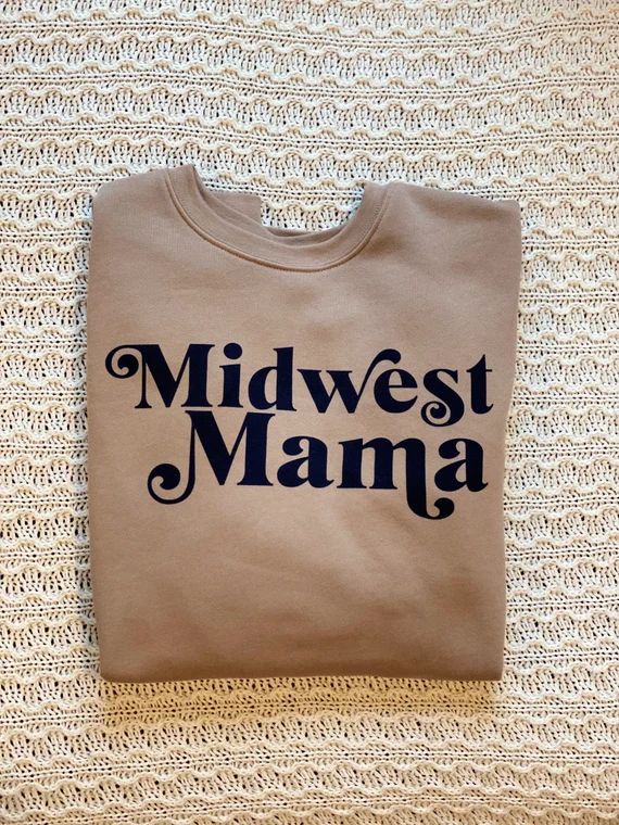 Midwest Mama Crew Neck | Etsy | Etsy (US)