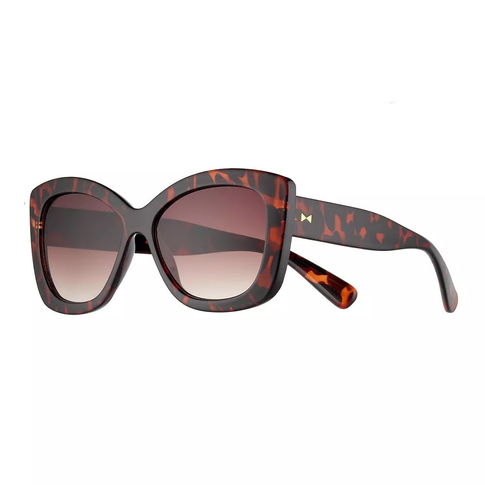 LC Lauren Conrad Tortoise Cat's-Eye Sunglasses - Women | Kohl's
