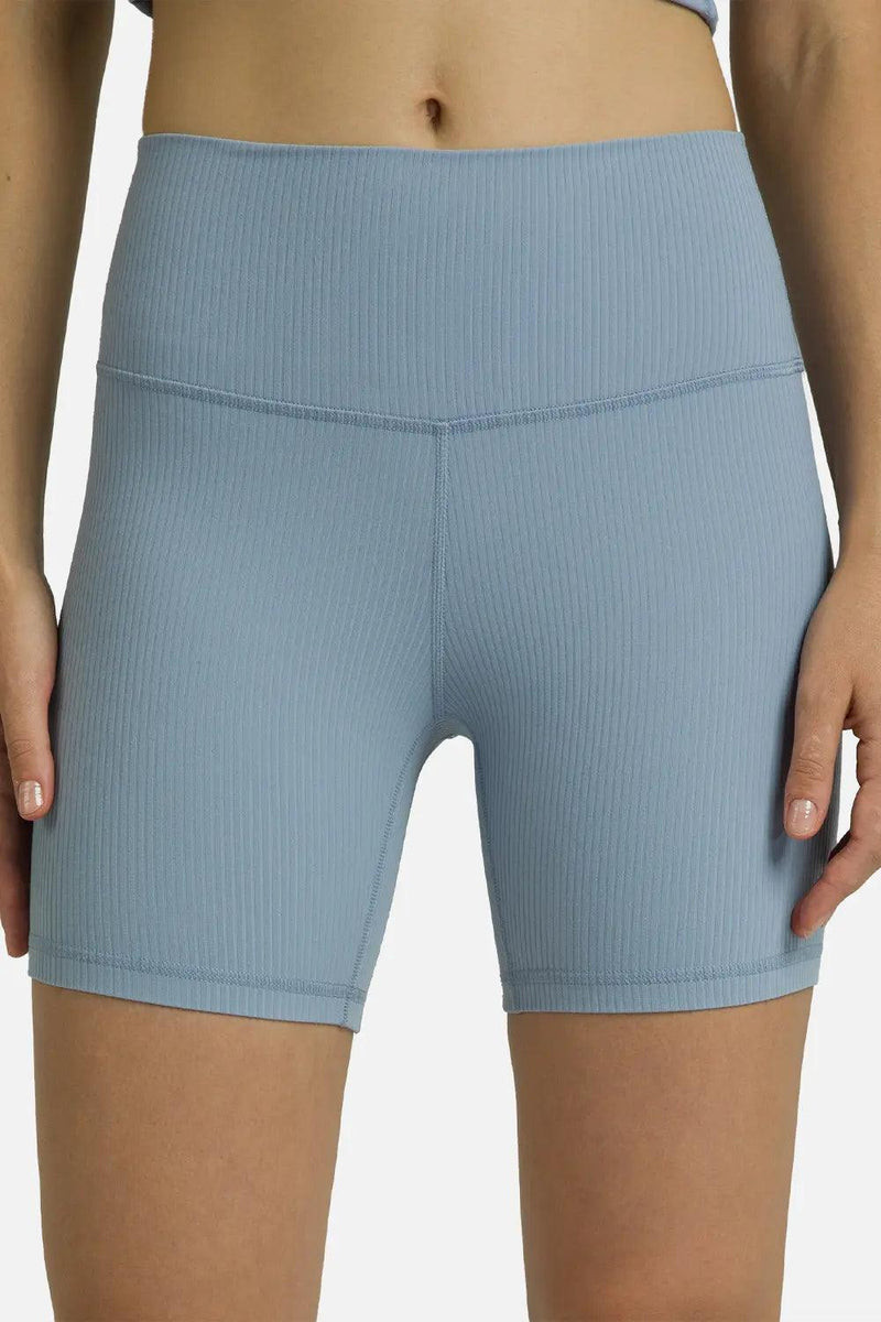 Dreamlux Buttery Soft Ribbed Cropped Leggings 6" | Colorfulkoala