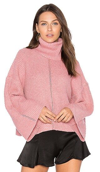 cupcakes and cashmere Phil Sweater in Dusty Rose | Revolve Clothing