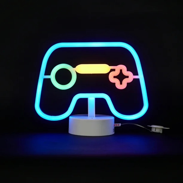 Your Zone Neon Table Lamps, Gaming Controller | Walmart (US)