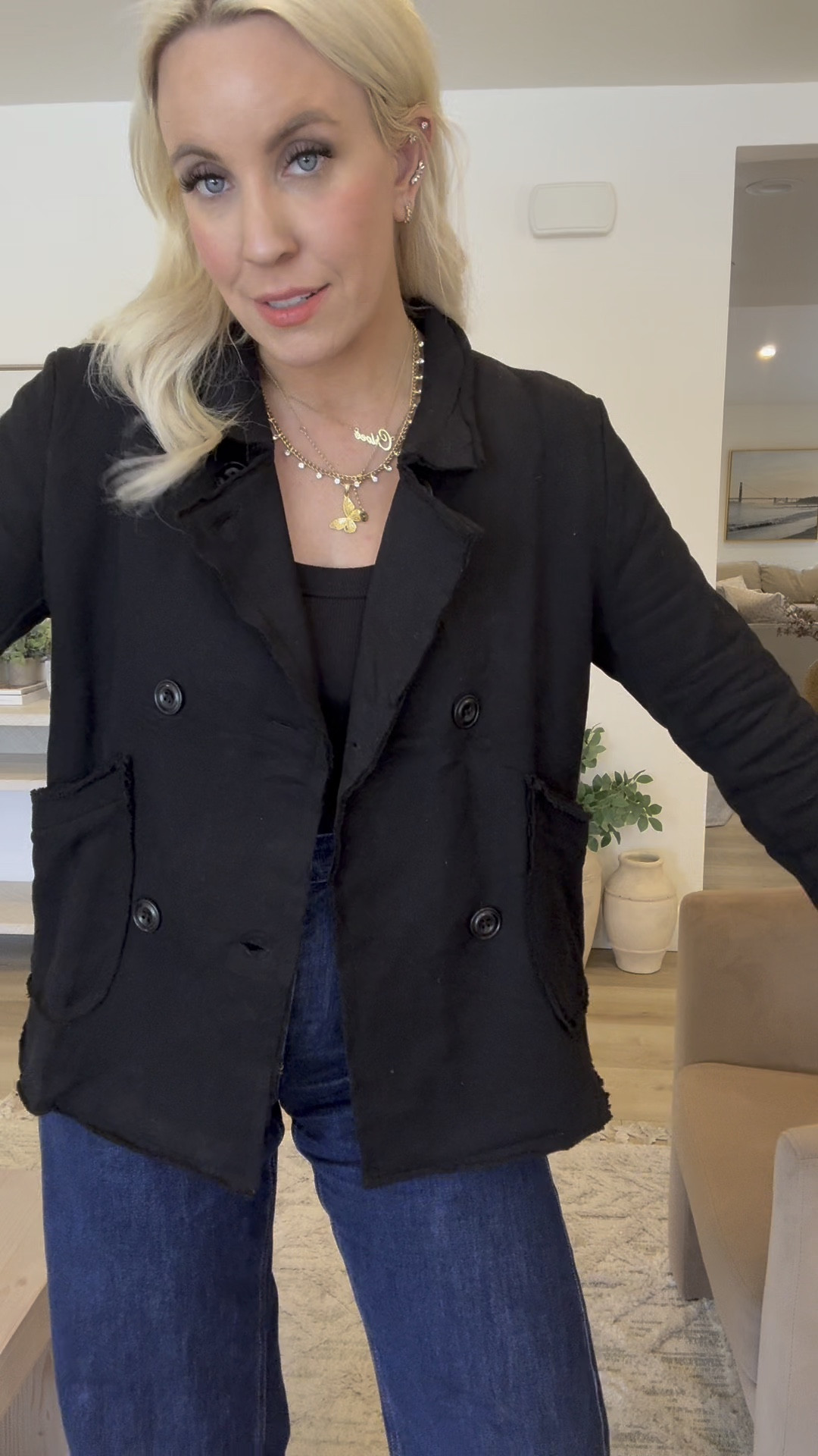 This jacket is amazing! Perfect to dress up or dress down, I’m wearing a size medium. Use code 50EF26L8 at checkout to save $$! 

#LTKFindsUnder50 #LTKFindsUnder100 #LTKStyleTip
