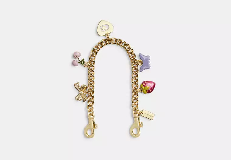 Gold Swagger Chain With Charms | Coach Outlet CA