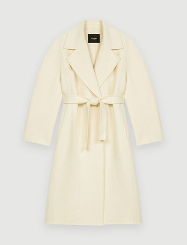 Textured double-faced coat | Maje US