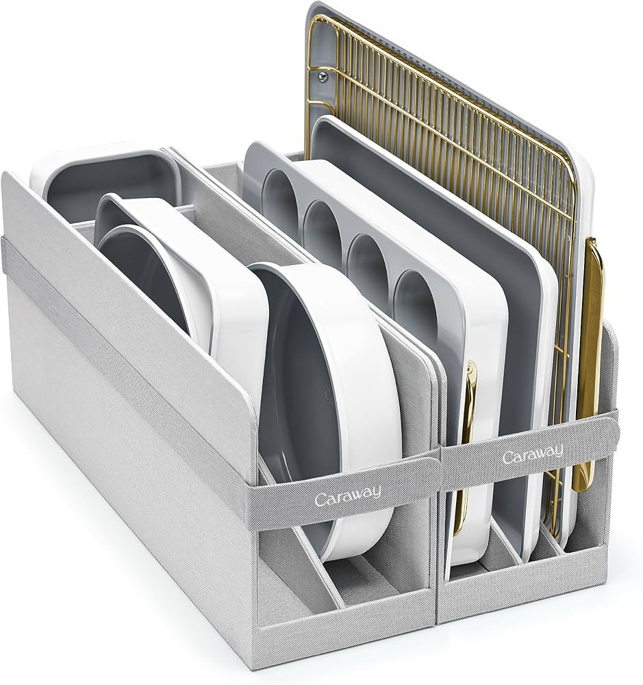 Caraway Nonstick Ceramic Bakeware Set (11 Pieces) - Baking Sheets, Assorted Baking Pans, Cooling ... | Amazon (US)