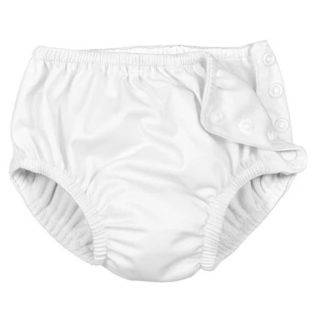 i play Unisex Reusable Absorbent Baby Swim Diapers - Swimming Suit Bottom  No Other Diaper Necessary White 4T | Walmart (US)