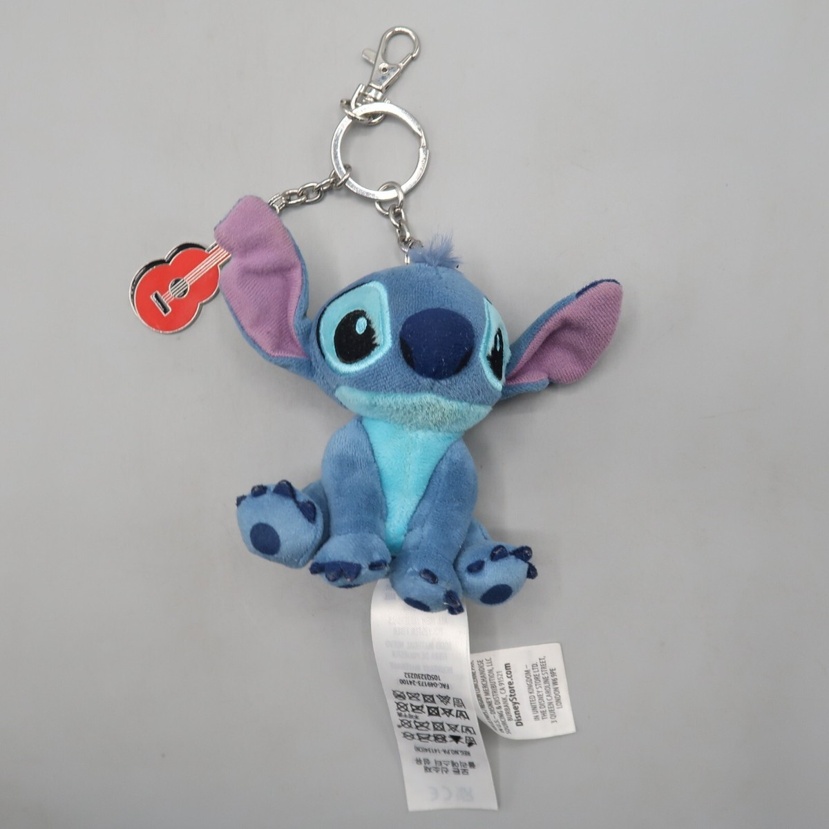 Disney Parks Stitch Guitar Lilo & Stitch Fuitar Plush Toy Doll Keychain | eBay US