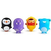 Munchkin CleanSqueeze Mold Free Baby and Toddler Bath Toy Squirts, 4 Piece Set | Amazon (US)