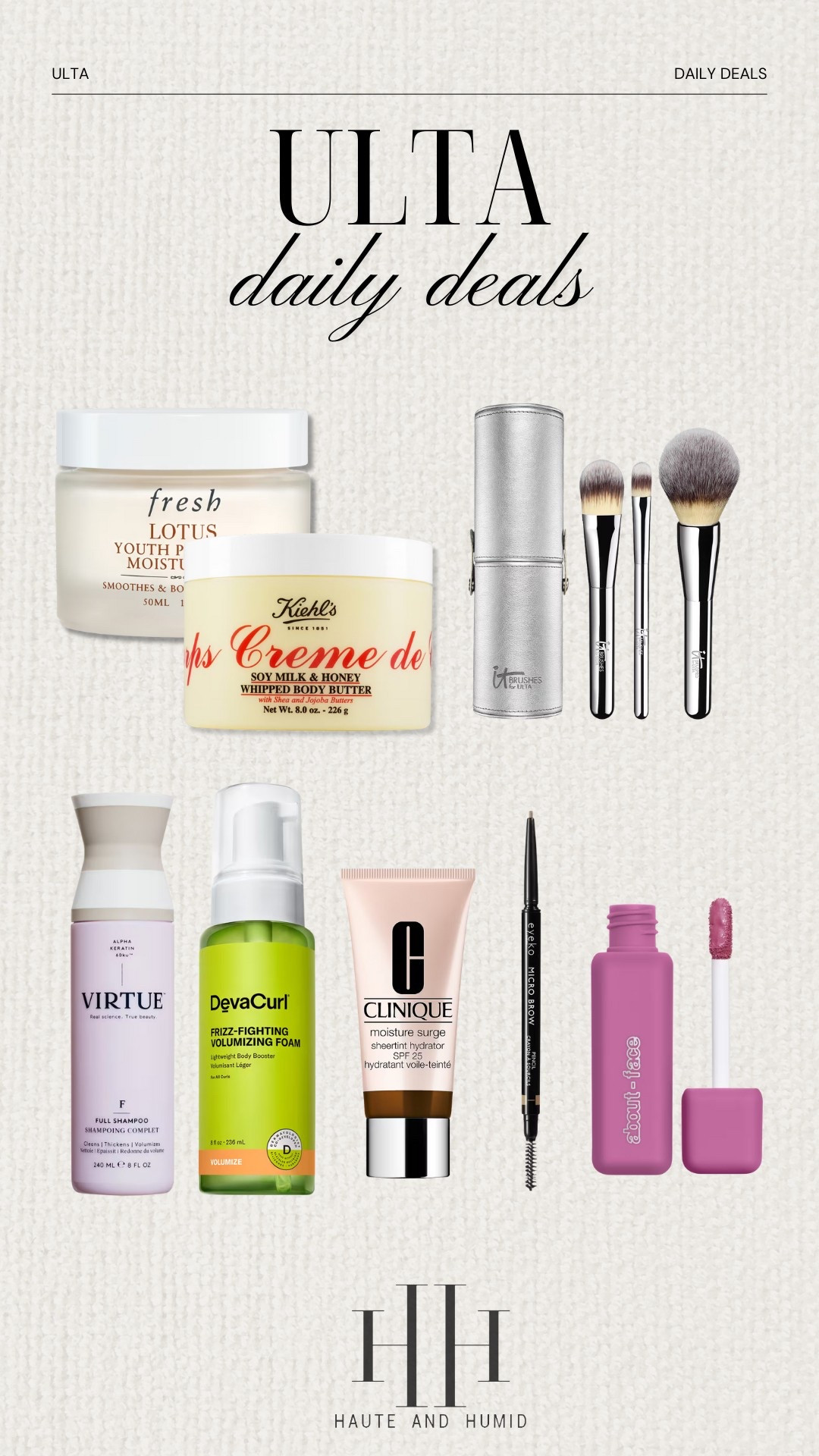 Your daily deals are here for Ulta’s 21 Days of Beauty Sale! 50% off and waiting to be added to your cart! I love this makeup brush set!

#LTKSpringSale #LTKBeauty #LTKSeasonal