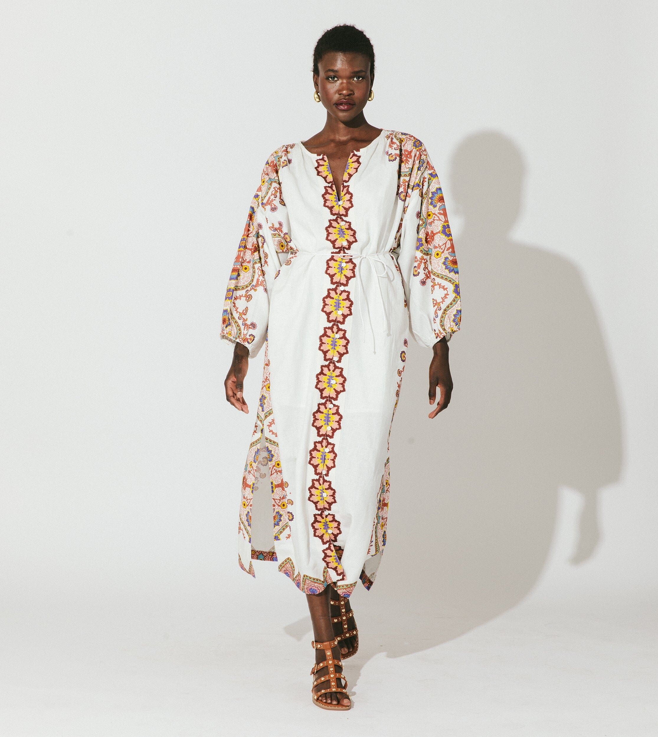 Shop Kaila Midi Kaftan | Cleobella | Cleobella LLC