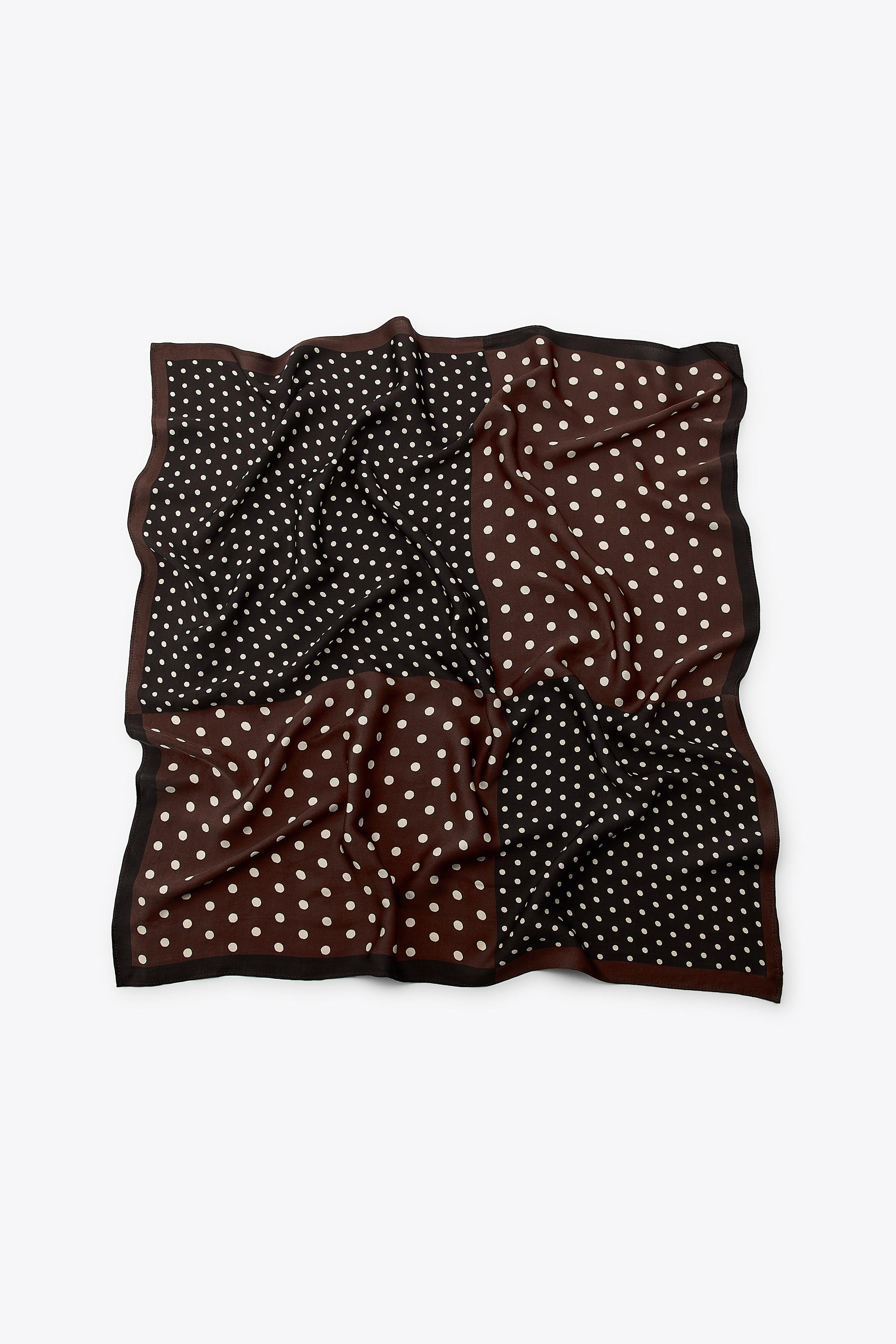 DOT PRINT SCARF | Zara US