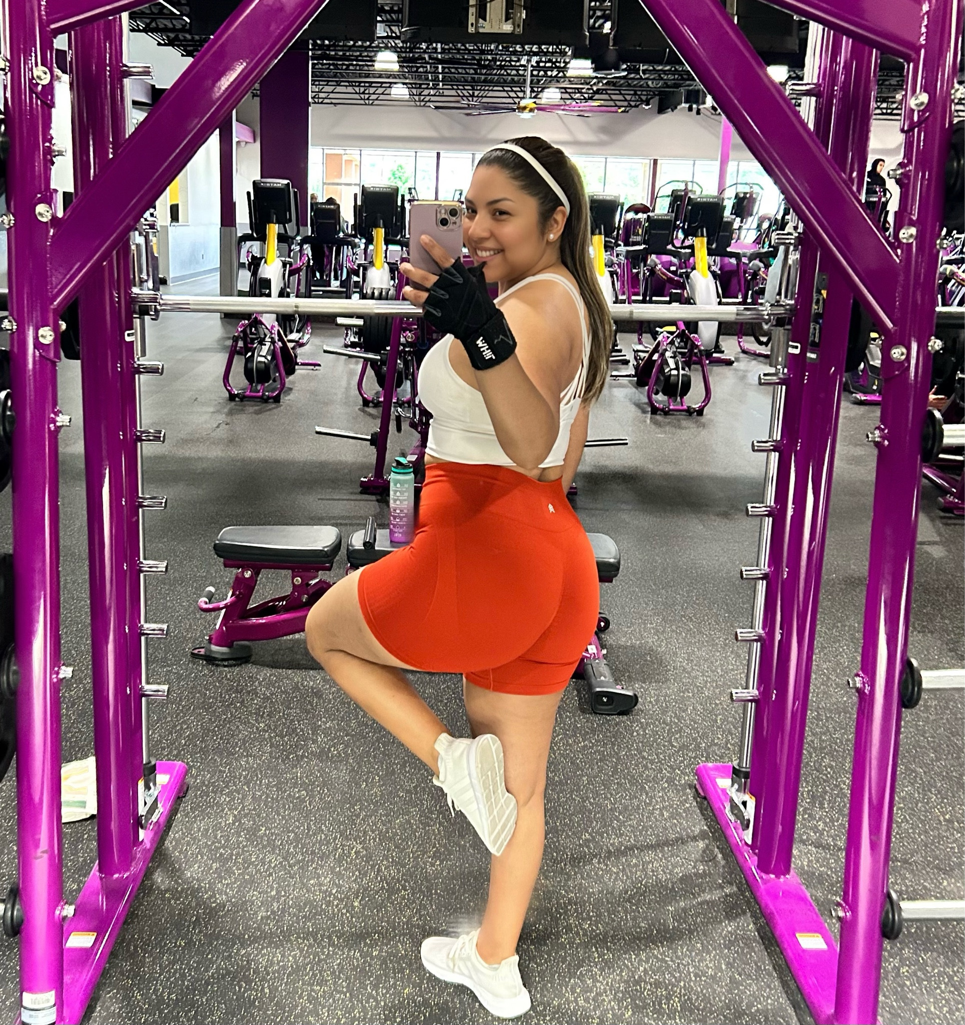 Feeling Summery today 🍊🍊 

Contour Short 5", Seamless Scrunch. Color: Times Square , Size: Large, Height: 5'5", Weight: 150-160 lb.
 I loved these shorts and will be getting more colors! I don’t like super compressive seamless shorts, but these are perfect, the fabric is soft and stretchy and the perfect amount of compression. They fit like a glove and didn’t roll up during my workout, this color was squat proof for me. 

#LTKShoeCrush #LTKFindsUnder50 #LTKFitness