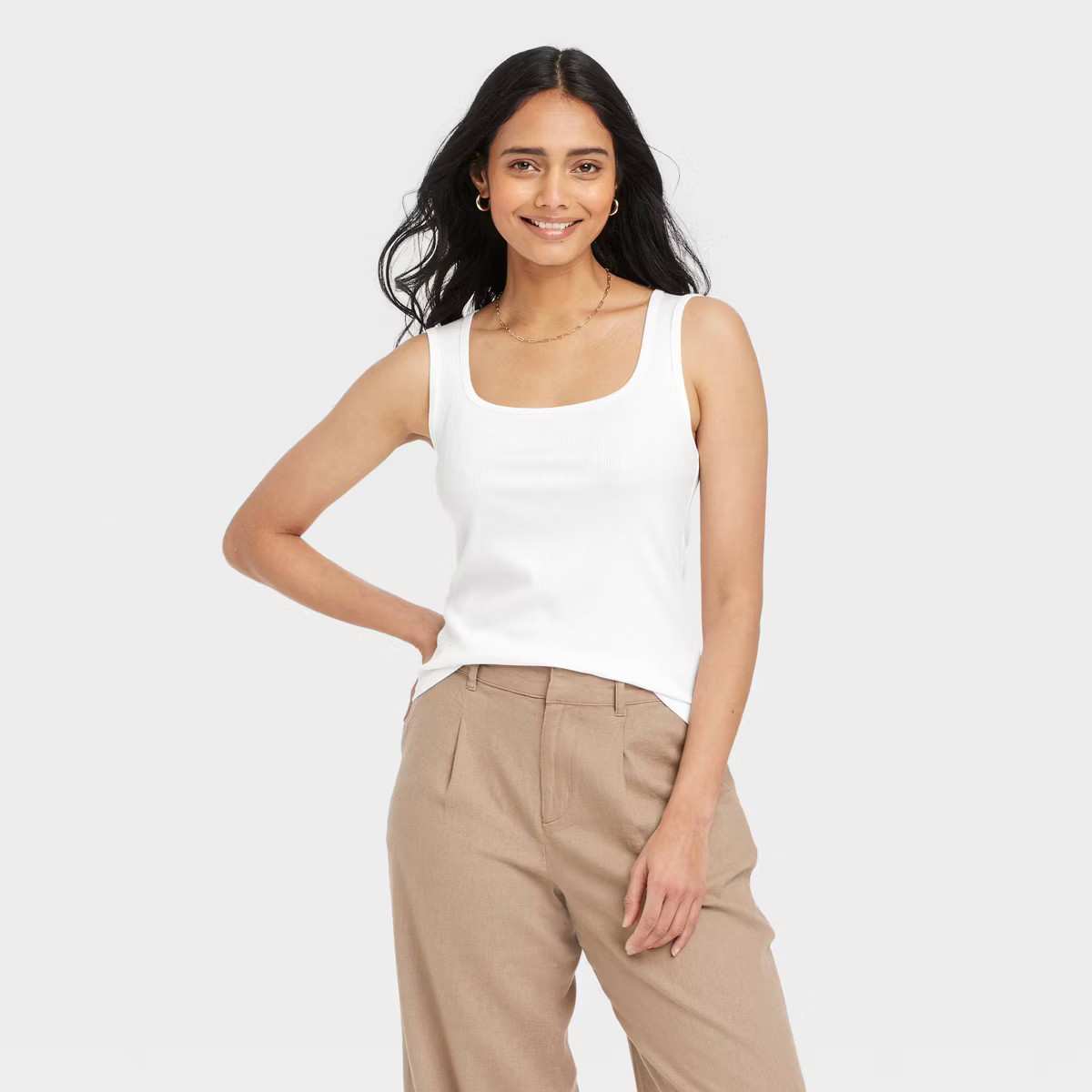 Women's Ribbed Tank Top - A New Day™ | Target