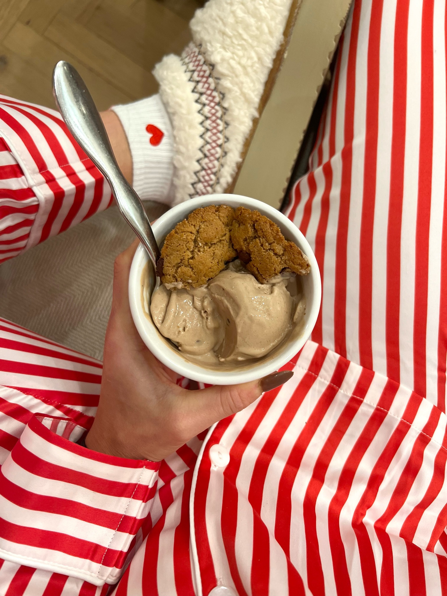 candy cane pjs! wearing size xs

Christmas pjs, slippers, holiday pjs set

#LTKfindsunder100 #LTKstyletip #LTKSeasonal