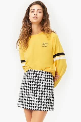 Houndstooth Mini Skirt | Forever 21 (US)