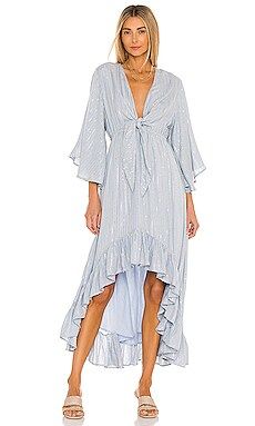 Sundress Juliana Dress in Therapy Blue from Revolve.com | Revolve Clothing (Global)