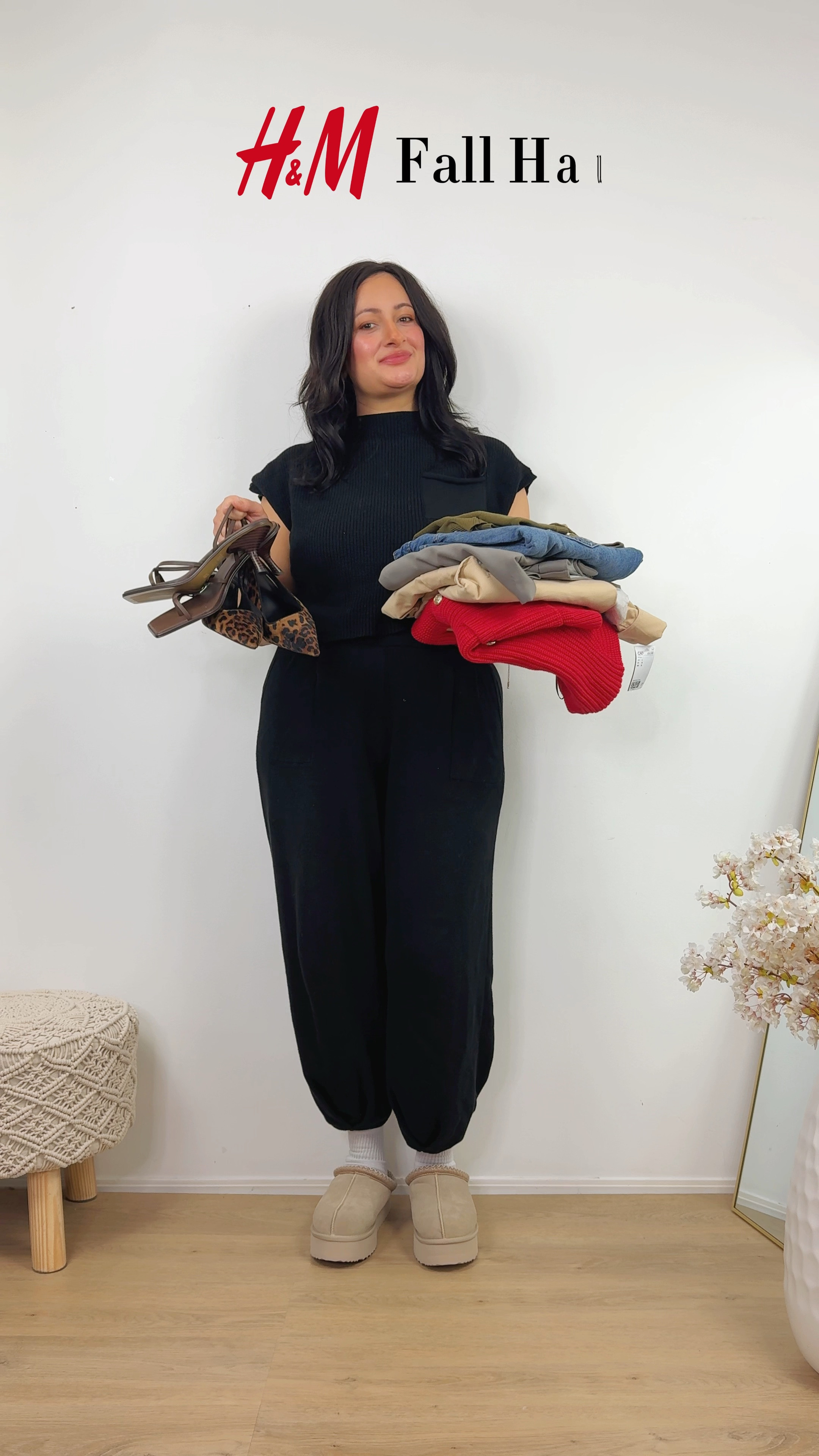 H&M Fall Try on Haul. Fall fashion finds. Cardigan, wide leg high waisted jeans, ankle boots, leopard print sling back pumps, dress pants, cropped trench coat 

#LTKcanada #LTKautumn #LTKstyletip