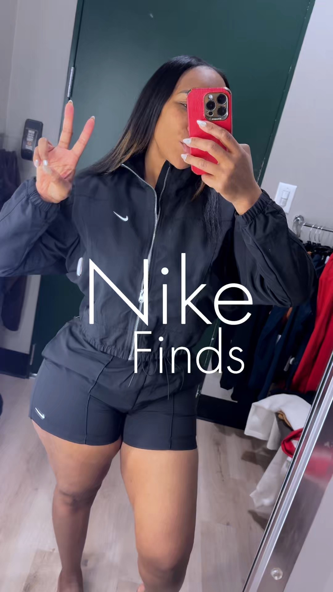 Nike Finds ✔️
I’m 5’7 180lbs
Top: XS 
Bottom: Large 

#LTKMidsize #LTKxMadewell #LTKStyleTip