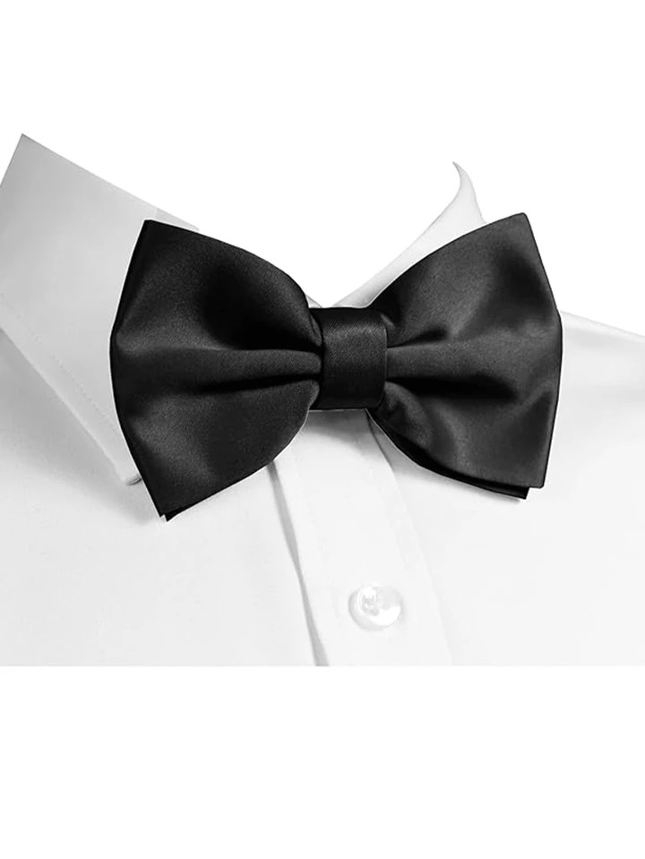 Trilece Bow Ties For Men - Men's Solid Pretied Bowties For Formal Wear - Adjustable Bow Tie - Bow Ties | SHEIN