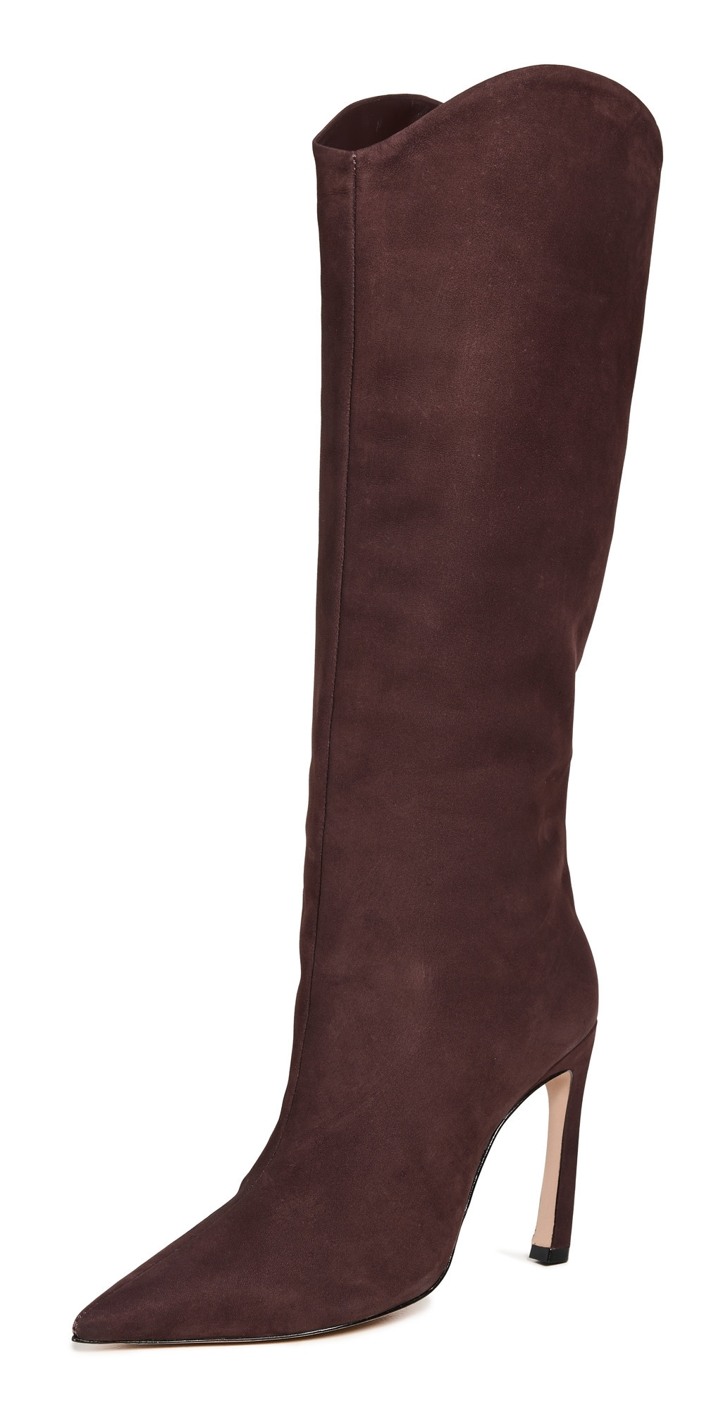 Schutz Maryana Sculpt Boots Dark Chocolate 6 | Shopbop