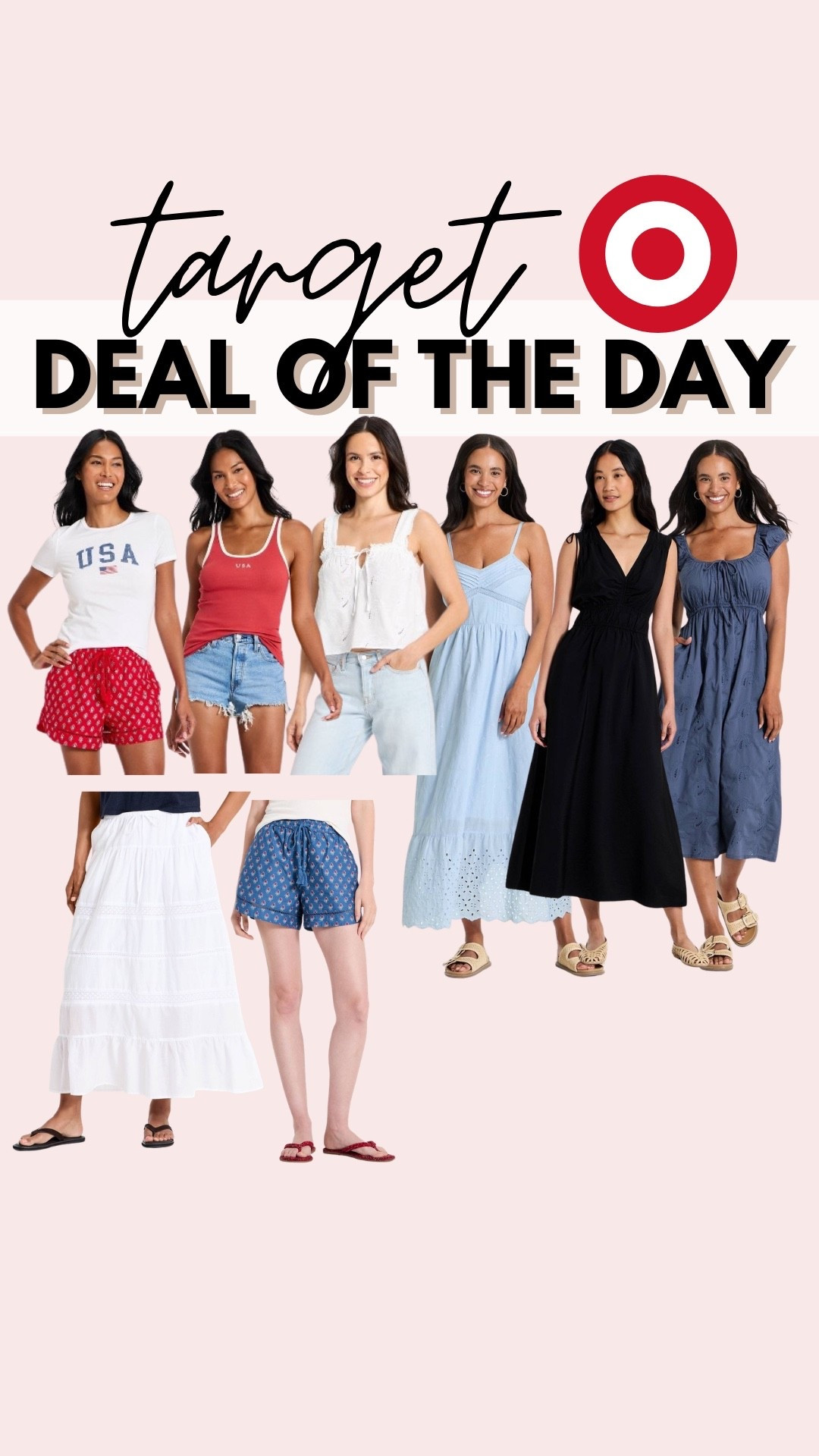 Target deal of the day
Up to 40% off womens clothing 
Fourth of July

#LTKootd #LTKmomlife