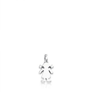 Silver Sweet Dolls girl Pendant | TOUS USA