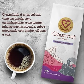 3 Corações Café Torrado E Moído Gourmet Mogiana Paulista Pacote 250G | Amazon (BR)